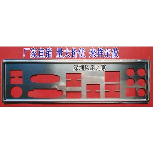 I/O shield back Suitable for ASROCk Z77 Pro4 I / O baffle rear panel custom baffle (no motherboard)