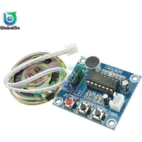 ISD1820 Voice Recording Recorder Module With Mic Sound Audio Loudspeaker