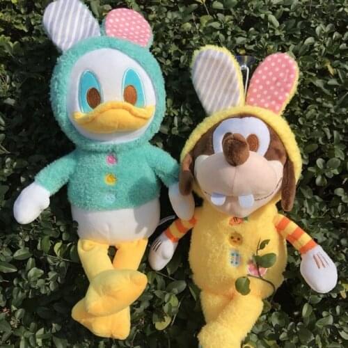 Easter Day Cute Kawaii Disny Micky Plush Toys Comic Anime Model Doll Stuffed Toy Cartoon Gift For Childrens Birthday
