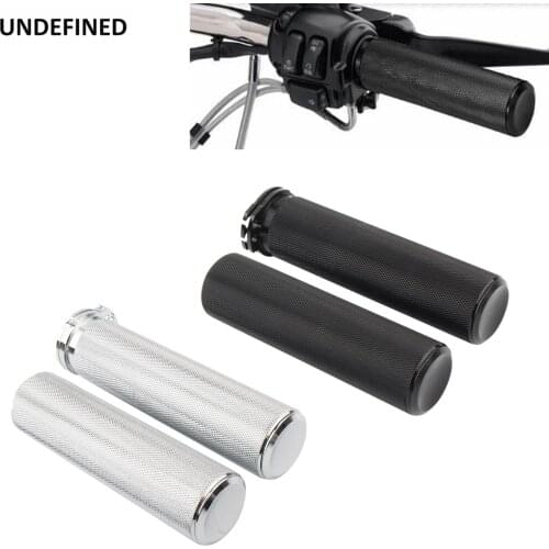 Motorcycle 25mm Handle Grips Aluminum CNC 1'' Handlebar Grip For Harley Sportster XL883 Touring FLHR Dyna Softail Fat Bob VRSC