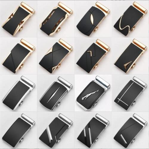 ZPXHYH Fashion Mens Business Alloy Automatic Buckle Unique Men Plaque Belt Buckles for 3.5cm Ratchet Men Apparel Accessories