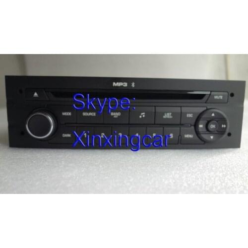GENUINE RD45 X7R Car Radio CD USB Bluetooth for Peugeot 207 206 307 308 807 Citroen C2 C3 C4 C5 C8with 3 connectors