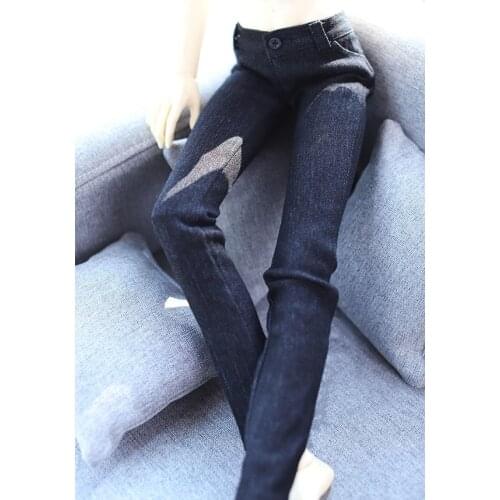 BJD doll dress is suitable for 1/3 1/4 of daily wear with classic black jeans, pencil pants and long pants doll accessories
