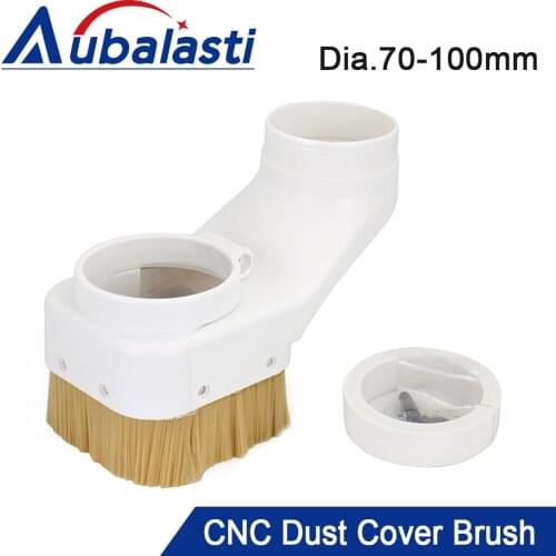 CNC Router Dust Shoe Nut 70/75/80/85/90/100mm CNC Dust Cover Brush Spindle Engraving Milling Machine Cleaner Woodworking Tools