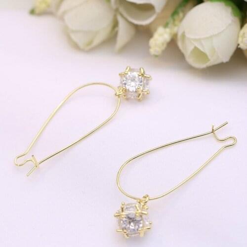 Luxury Famous Brand Fashion Vintage Long Tassels Rhinestone Drop Earrings Dangle Earrings For Women Party Gift