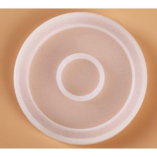 Silicone Mold DIY Cup Pad Water Cup Mat Holder Epoxy Resin Crafts Molds Handmade Charms Jewelry Gifts Floral Shape Geometric