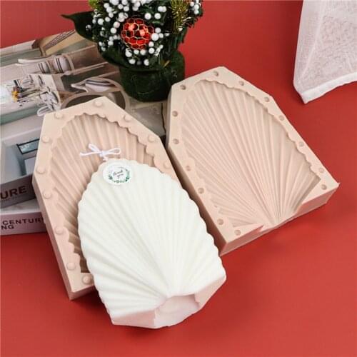 DIY silicone candle mold 3D scallop candle mold handmade candle making tools candle making supplies mold candle mold