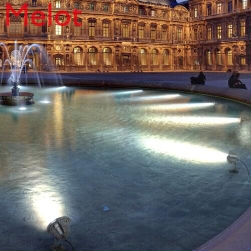 Underwater Lamp Waterproof Swimming Pool Fish Pond Fountain Landscape Outdoor Villa Swimming Pool Square Lamp Garden Lamp