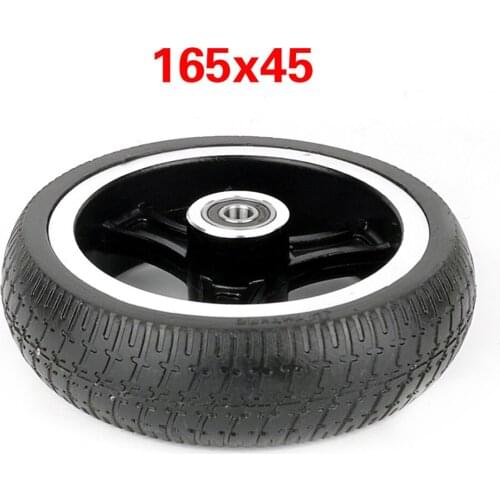 High Quality165x45 Solid Wheel Tyre for Mini Electric Scooter Balancing Car Explosion-proof Wheel Accessories