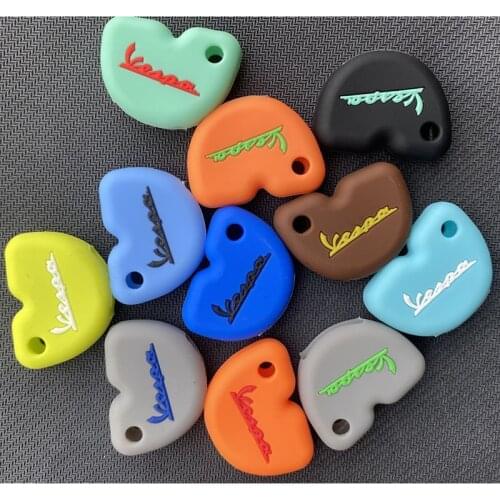 28 color rubber motor key cover protector for Vespa piaggio super 300 Gilera Nexus 500 new fly gts motor key