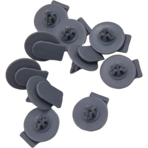 10pcs Clips For MINI Cooper Wheel Arch Skirt Trim Fastener Grey R50 R52 R53