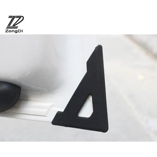 ZD 2pcs Car Door Corner Protection Cover Stickers For BMW E39 E90 E60 E36 F30 F10 E34 E30 Mini Cooper Audi A4 B8 A3 A6 C6 Q5 A5