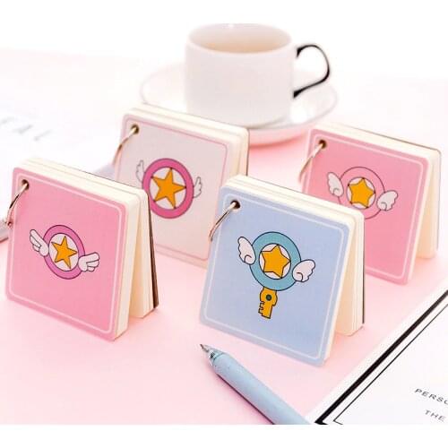 16 styles Spiral book Iron ring coil Notebook Kawaii Lined Blank Grid Paper Diary Planner For School Supplies Stationery Gift