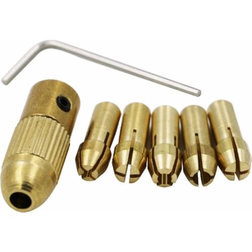 0.5-3mm keyless mini drill chucks adapter micro drill collets clamp socket Set power tool mini electric drill dremel Accessories