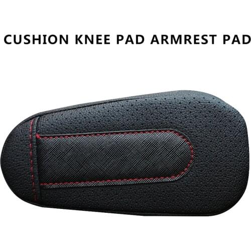 1pcs Car interior leather leg pads knee pads thigh cushions thigh support pads interior modification accessories supplies