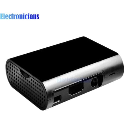 1pcs Raspberry Pi 3 Model B Plus & Raspberry Pi 3 2 Black Case Cover Shell Enclosure Box ABS box