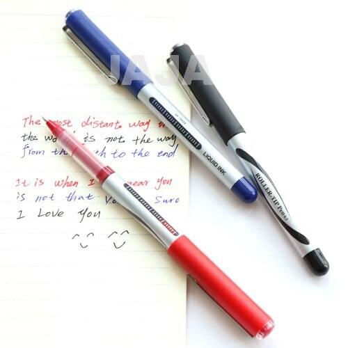 3 color Roller tip pens Classic liquid ink gel pen School stationery supplies office canetas accessories (dd-1220)