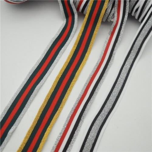 30Meter Knitting Stripes Sewing Pants Edge webbing strap for trimming ribbons lace cords clothing accessories