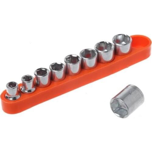 9Pcs/Set Wrench Hexagon Head DIY Fix Repair Hand Tool 5-13mm Socket Adapter Set Home Auto Car Bicycle