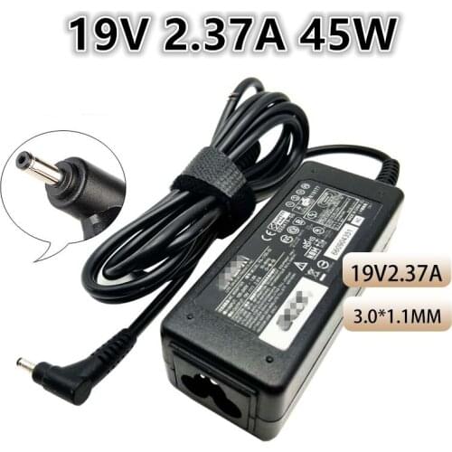 New 19V 2.37A 45W 3.0*1.1mm Laptop Power Adapter Charger For Acer Aspire Switch12 Switch12S Switch11V Notebook MS2392 MS2364