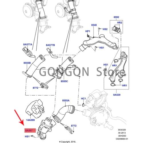 CAR thermostat seat 2010-2021lan dro ve rdi sco ver y4r ang ero ve rra nge rov ers po rt Thermostat and housing Thermostat and h