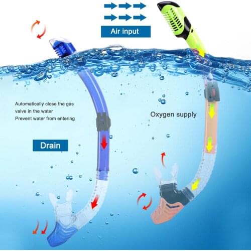 Diving Snorkel Swimming Diving Breathing Tube Hose Absolute Diving Dry Snorkel Adult Swimming Diving Equipment