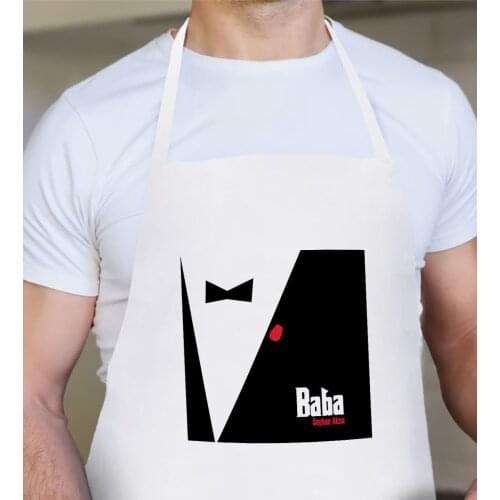 Personalized Custom Godfather Godfather Design White Kitchen Önlüğü-10