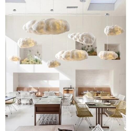 Ouyangchen lighting modern floating cloud led chandelier living room led chandelier bar decorative chandelier living room bedroo
