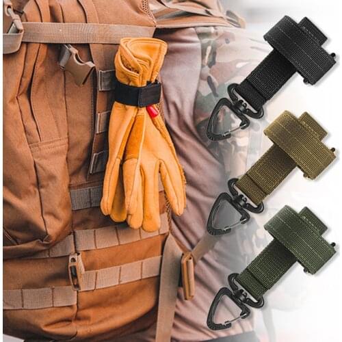 2pcs Multifunctional Outdoor Glove Climbing Rope Storage Buckle Portable Camping Mountaineering Hanging Buckle Camping Accessory