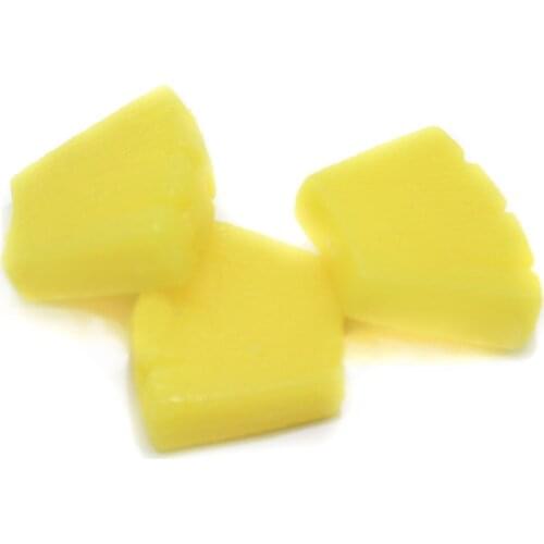 Fashion PVC Crafts Simulation Pineapple Slice Food Home Decoration Parts Miniatures Accessories DIY HOME Craftting Supplies