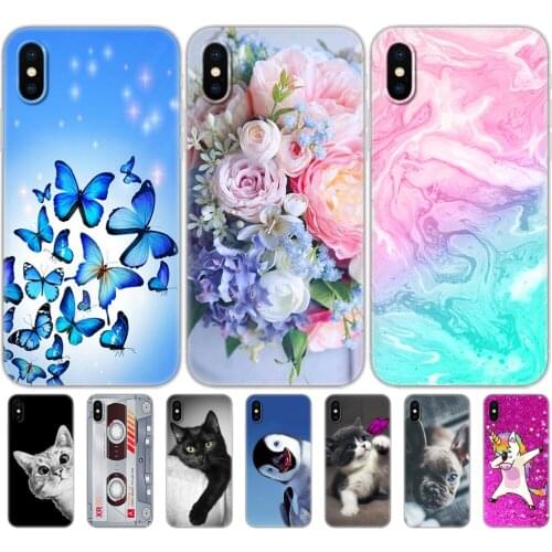 Soft Silicon Cover Phone Case For iphone X XS XR Case for iphone xs max coque etui bumper back cover full 360 protective