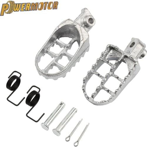New 2PCS Motorcycle Foot Pegs Rests Footpegs For Suzuki DL650 V-Strom 2004-2012 DL 650 Motorbike Dirt Bike