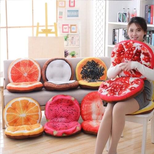 Non-slip Cartoon integrated cushion backrest Office Chair Cushion Student stool butt cushion