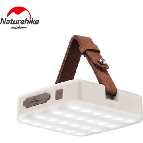 Naturehike LED Outdoor Portable Light Hiking Camping Tent Lamp USB 1300 Lumen Flashlights 9000MAH Power Bank Outdoor Gadget