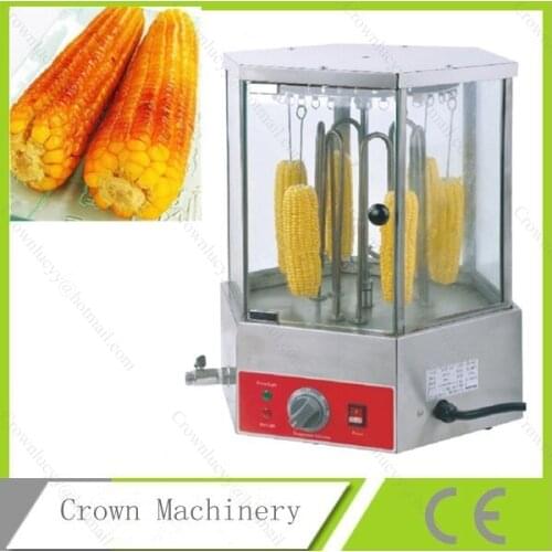 Rotary type corn roaster; Electric corn roasting oven