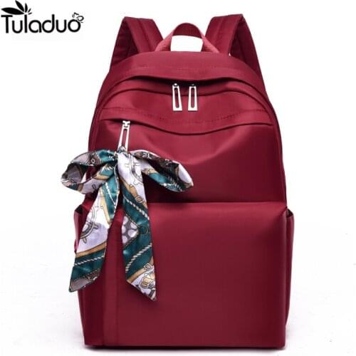 Girls Backpack Women Multi Back Pack MultPocket Travel Backpacks New Waterproof Nylon Backpack Female School Bag Book Mochilas