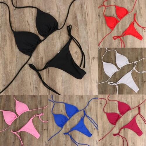Sexy Womens Bikini Brazilian Swimwear Push-up Bra Bikini Set Two-piece Swimwear Swimwear Beachwear Bathing Maillot Beachwear