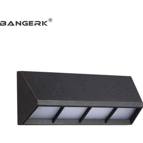 Nordic Style Waterproof Outdoor Wall Lamp LED Porch Lights 18W Modern Wall Sconce Lamps Garden Courtyard Aluminium Lighting