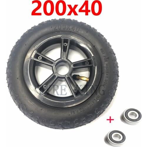 High Quality 200X40 8 Inch Rubber Wheel Tires Fits Folding Bicycle Electric Scooter Motorcycle Babys Car 200*40 Tyre