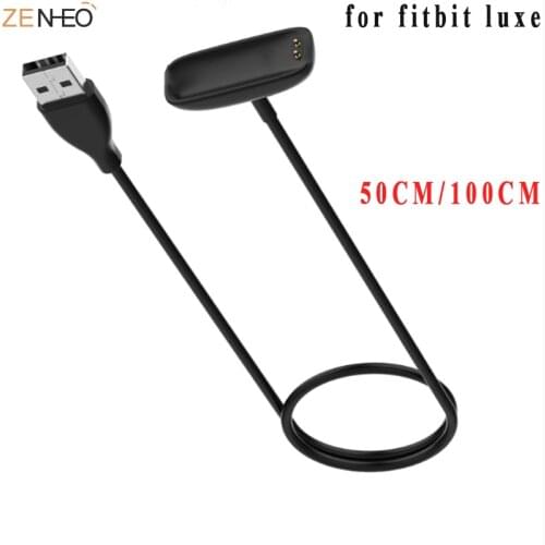 50cm/100cm Replacement Charging Dock Station USB Cable Cord Charger for fitbit luxe smart wristband Universal Fast Charger