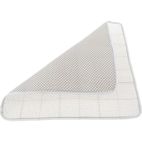 DIY Latch Hook Rug Canvas For Rug Craft Home Orament 45x45cm/18x18in White