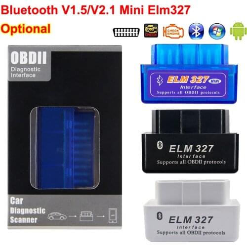 2021 Super Mini ELM327 Bluetooth V2.1 / V1.5 OBD2 Car Diagnostic Tool ELM 327 Bluetooth 4.0 For Android/Symbian OBDII Protocol