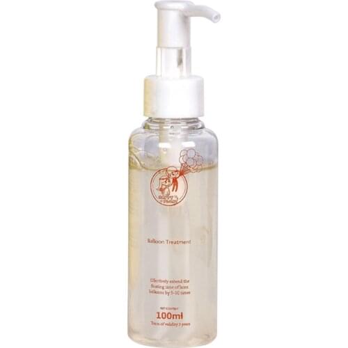 50ml 100ml With Pump Extend Floating Time Easy Apply Home Party Helium Balloons Protective Fluid Eco Friendly Practical Safe