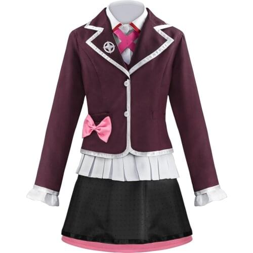 6 Pics Danganronpa Cosplay Utsugi Kotoko Costume High Quality Jacket Shirt Full Set Uniform Halloween Carnival Party Clothes
