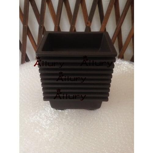 Free shipping.10pcs/lot,16*12*6cm,wholesale,good quality,Square flower pots,potted plants, multi-meat stone pots,Strawberry pots