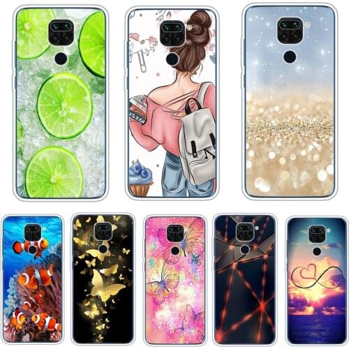 For Xiaomi Redmi Note 9 Cases Soft Tpu Phone Back On Redmi Note 9 Silicon Cover Redmi Note 9 Bumpers Shell Funda