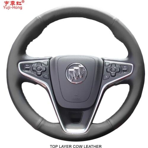 Yuji-Hong Artificial Leather Car Steering Wheel Covers Case for BUICK Regal 2014 Sewing Cover Car Styling