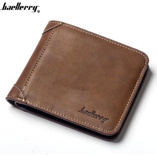 Business Casual Man Wallet Pu Leather Short Fale Purse Multiple Card Slots Mini Man Wallet Soft Man Purses Luxury Designer 2020