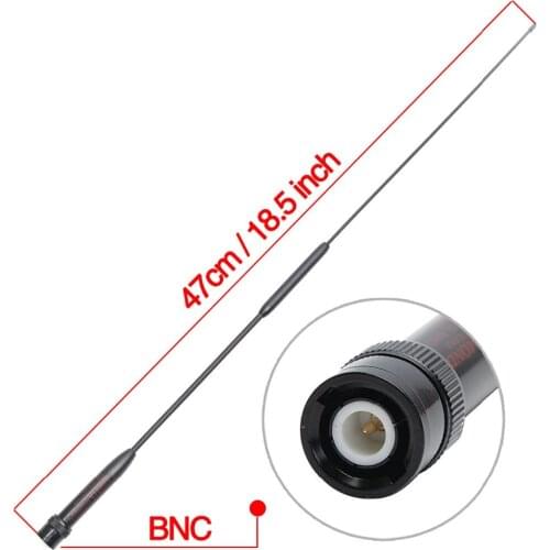 Diamond RH901S BNC Dual Band UHF/VHF 144/430MHz Antenna for Moto ICOM IC-V8 IC-V80 IC-V80E IC-V82 IC-V85 Walkie Talkie Ham Radio