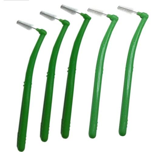 Interdental Brush Clean Interdental Brushes Clean Between Teeth Floss Brushes Toothpick Toothbrush Dental Oral Care Tool 5/10Pcs
